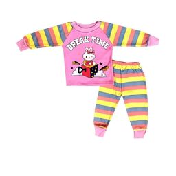 Fly Step Kids-Unisex Pink Clothing Set-image-87