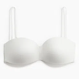 H&M Padded Microfibre Bandeau Bra-54