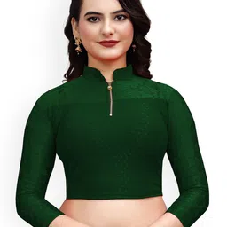 SS Sanket Synthetics Woven Design Net Saree Blouse-picture-36