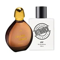 CFS Chocolate Fantasy & Intruder Set Of 2 Long Laster EDP- 100ml Each image 3