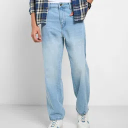 SF JEANS by Pantaloons Men Relaxed Fit Mid-Rise Heavy Fade Non Stretchable Jeans-image-30