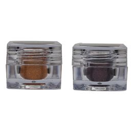 Veoni BELLE Set of 2 HD Holographic Glitter Eyeshadow 5 g each - Orange & Wine-54