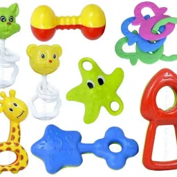 Set of 5 Pcs with Various Exciting Toys for New Borns & Infants Rattle-1