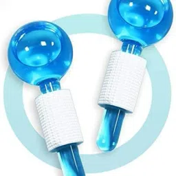 Luxafare Ice Globes Roller Ball Face and Neck Eye Circle with Handle Massager(Multi) Crystal Glass Roller Redness Face Wrinkle Remover 2PCS Ice Roller(Multicolor) Massager-image-32
