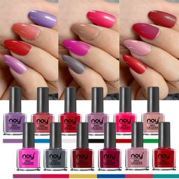 noy Quick Dry Long Lasting Nail Polish Combo Offer Set of 12 Combo No-06 Violet,Brown,Nude,LightGrey,Pink,DarkWine,Nude,Orange,Pink,Red,CarrotPink,Maroon-picture-36
