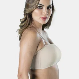 Sonari Medium Coverage Removable Padding Bandeau Bra With Side Bone image 4