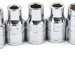 a sharif Chrome Vanadium T-Handle Socket Wrench Set, 12 Pieces (8mm-19mm) Socket Set image 2