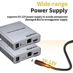 VOOCME HDMI Extender 60m with KVM Audio Output IR Control Support USB 42 cm KVM Console image 5