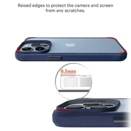 DailyObjects Hybrid iPhone14 Pro Max Clear BackCase image 5