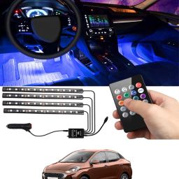 12v/48LED Multicolor 4Pcs Atmosphere Fancy Light For Vehicle-24 Car Fancy Lights-image-79