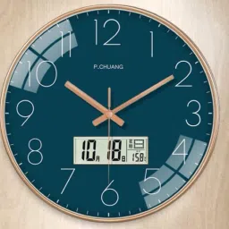 Analog-Digital 28.5 cm X 28.5 cm Wall Clock-image-7