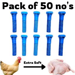 Premium Pack Of 50 No's Chicken Rubber Pluckers Silicone Masher Meat Tenderizer-image-53