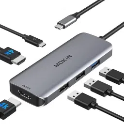 MOKiN Type C Hub(6 in 1) MOUC0412 Docking Station-9