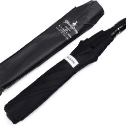 BLACKBERRY 2 FOLD 23 inch large Umbrella for men & Women | Adi KC Paul Black Umbrella-image-9