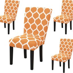 Polyester Abstract 1 Seater Chair Cover-image-7