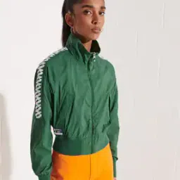 Wind Runner Zip-Front Cropped Track Jacket-14
