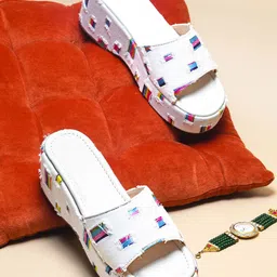 TRYME Ethnic Platform Sandals-picture-57