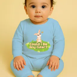 The Peppy Tend Infants Printed Pure Cotton Romper-image-81