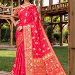 Anouk Rustic Women Woven Design Banarasi Saree-picture-36