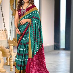 KALINI Block Print Saree-picture-1