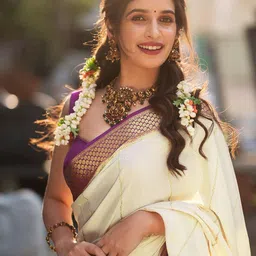 Mitera Woven Design Zari Pure Silk Banarasi Saree-image-57