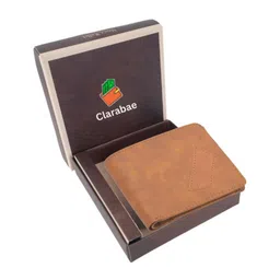CLARABAE Men PU Two Fold Wallet-picture-0