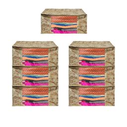 AMAK INC Beige Fabric Multi-Utility Wardrobe Organisers-picture-28