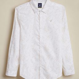 Allen Solly Junior Boys Printed Spread Collar Slim Fit Pure Cotton Casual Shirt-picture-36