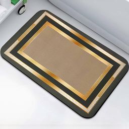 IVAZA Gold Anti Slip 550 gsm Bath Rugs-image-74