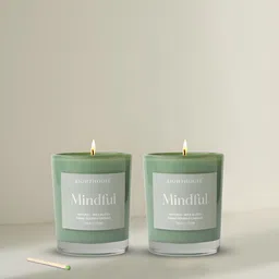 LIGHTHOUSE CANDLE Green 1 pieces Jar Candle-49