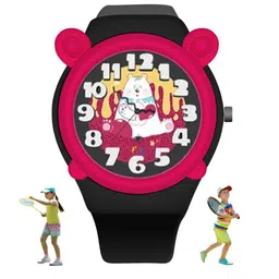 Spiky Unisex Kids Printed Dial & Straps Analogue Watch SPKEVA35_C3_BLK-55