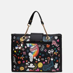 FABBHUE Printed Structured Handheld Bag image 4