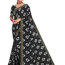 KANOODA Bandhani Printed Pure Georgette Bandhani Saree-picture-6