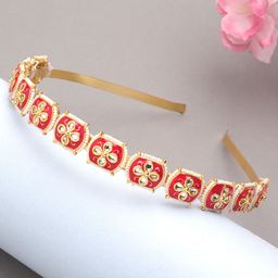 VOGUE HAIR ACCESSORIES Women Embellished Tiara-image-11