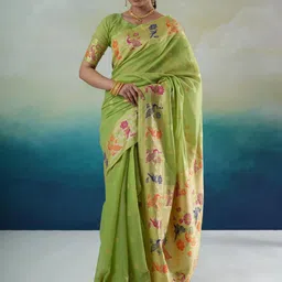 Sangria Woven Design Banarasi Saree-image-42