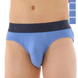 OTOMAN Pack Of 5 Mid Rise Breathable Briefs 5-SOLID-BRIEF-BLUE-S-picture-23