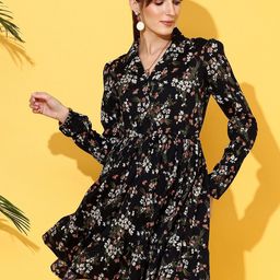 SHEETAL Associates Women Floral Printed Shirt Dress-image-60