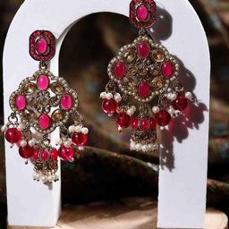 zarmar fashion Gold-Plated Alloy Earrings-image-6