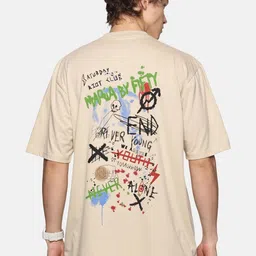 THIRD QUADRANT Men Typography V-Neck T-shirt-image-31