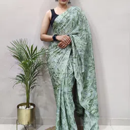 Mitera Poly Chiffon Ready to Wear Saree-picture-13