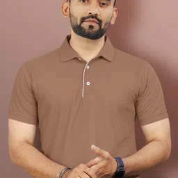 VeBNoR Polo Collar Regular Fit T-Shirt-image-59