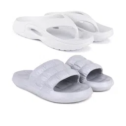 Pampy Angel Men White Flip Flops-image-98