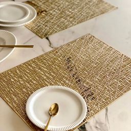 Mason Home Dazzled 6Pcs Textured Rectangular Table Placemats image 2