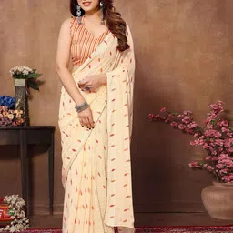 Shee Star Abstract Printed Ready to Wear Saree-18