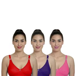 Samvar Multi Cotton Non-Wired Non Padded Minimizer Bra-picture-44