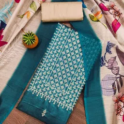 KALINI Embroidered Unstitched Dress Material-image-95