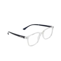 SCAGLIA Unisex Clear Lens Sunglasses with UV Protected Lens SCG_TRNS-BLK-OREO_BLUCUT-11