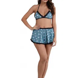 GuSo Shopee Women Green Net Baby Dolls-image-80