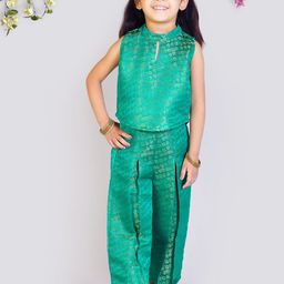 Tangerine Closet Girls Regular Top with Palazzos-image-38