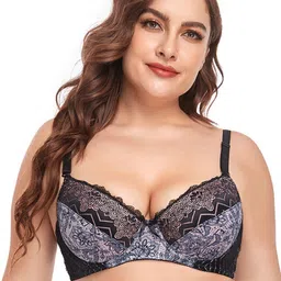 LULU & SKY Floral Bra Medium Coverage Lightly Padded image 5